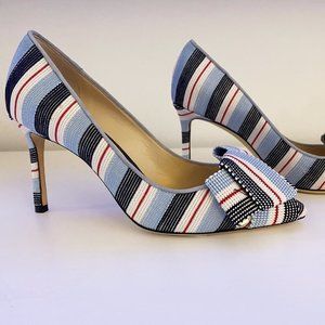 Jimmy Choo Tegan 85 Multi Stripe Pump